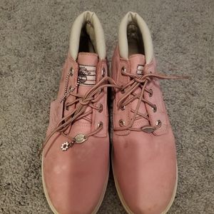 Pink Timberland Boots